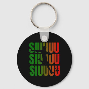 Siuuu Funny Soccer Footll Boys Men Women Soccer Pl Key Ring