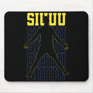 Siuuu Player Football Soccer Soccer Mouse Mat