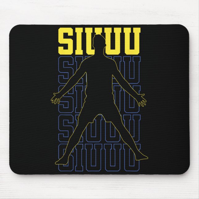 Siuuu Player Football Soccer Soccer Mouse Mat (Front)