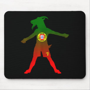 Siuuu Real Goat Rtugal Flag Soccer Men Women Kids  Mouse Mat