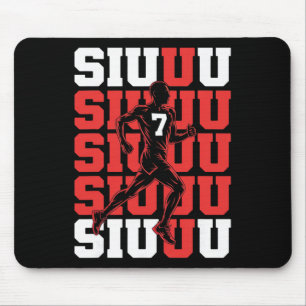 Siuuuu Funny Soccer Player Fan Kid's Boy Boys Socc Mouse Mat