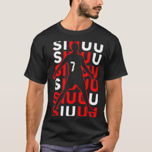 Siuuuu Funny Soccer Present For Soccer Lovers Fan T-Shirt
