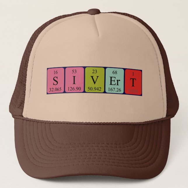Sivert periodic table name hat (Front)