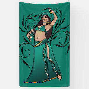 Sivoney Belly Dancer Goddess Banner
