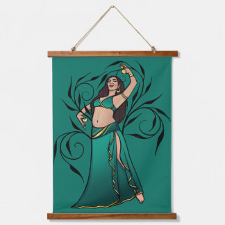 Sivoney Belly Dancer Goddess Hanging Tapestry