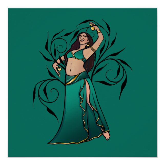 Sivoney Belly Dancer Goddess Poster (Front)