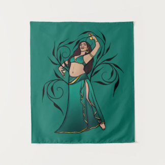Sivoney Belly Dancer Goddess Tapestry