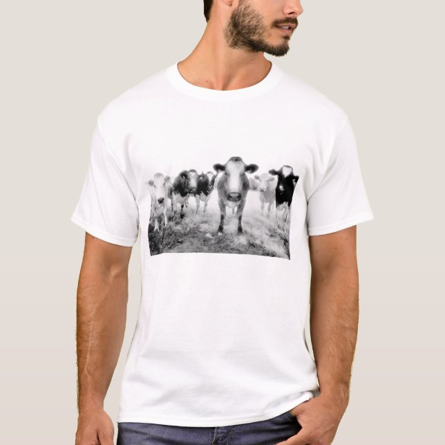 Six Angry Cows T-Shirt (Front)