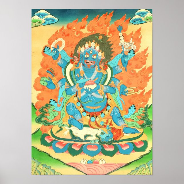 Six-Armed Mahakala Poster (Front)