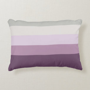 Six Colours - Blue Violet Purple Pink Grey Yellow Decorative Cushion