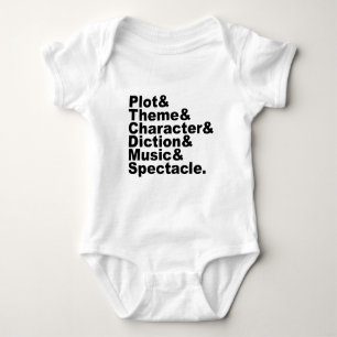 Six Element of Poetics and Drama by Aristotle Baby Bodysuit