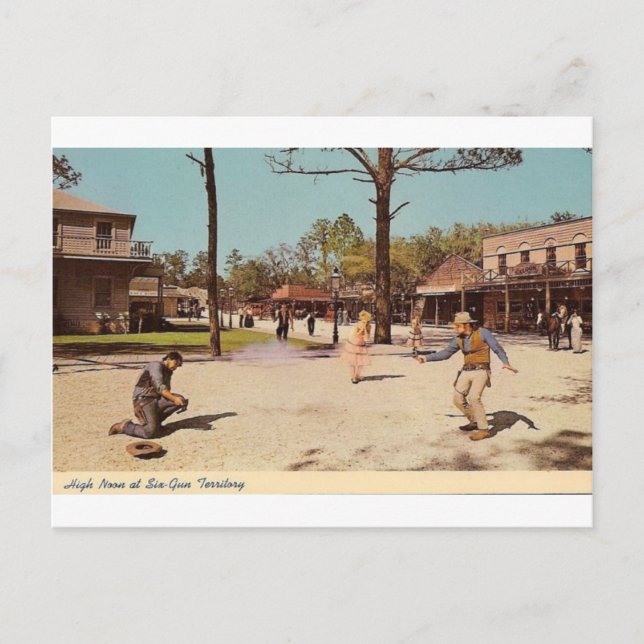 Six Gun Territory Theme Park (Ocala, FL) Postcard (Front)