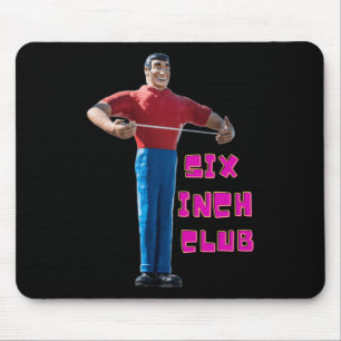 Six Inch Club Sticker Mouse Mat