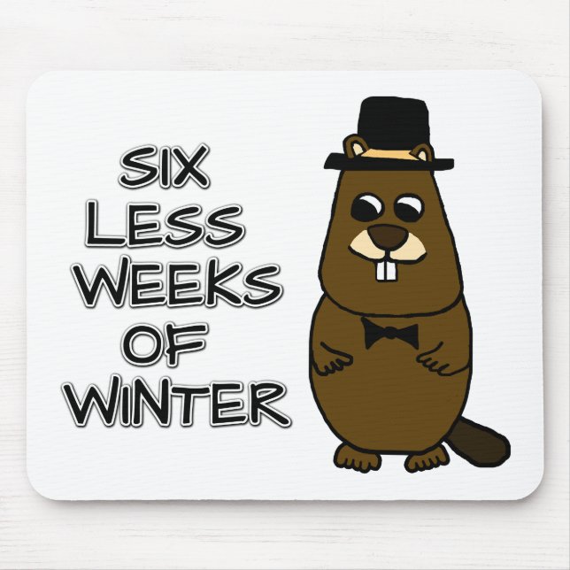 Six less weeks of winter mouse mat (Front)