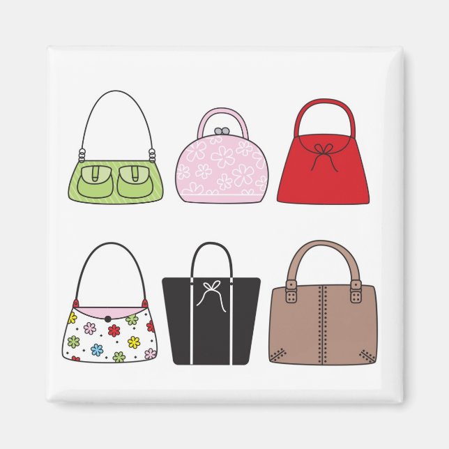 Six Little Purses Magnet (Front)