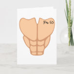 Six Pack I'm 50th Birthday Funny Men Card<br><div class="desc">funny 50th birthday shirt Gifts For Men</div>