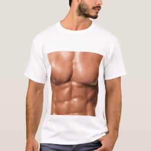 Six Pack inside T-Shirt