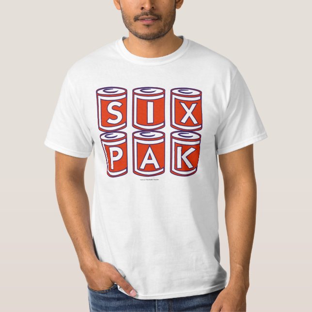 Six Pak (Basic) T-Shirt (Front)