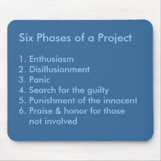 Six Phases of a Project Mouse Mat