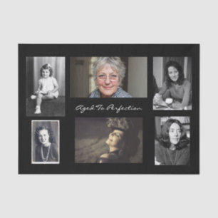 Six Photo Personalised Tissue Paper