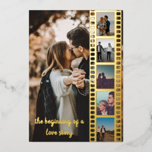 Six Photos Collage Film Save the Date