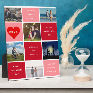 six Photos   Happy Valentines Day Grid Sherpa Plaque