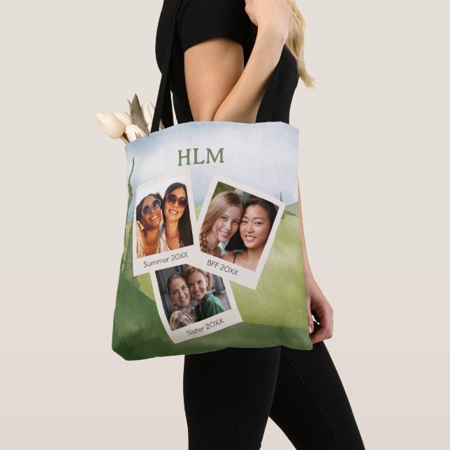 SIX PHOTOS Personalised Tote Bag (Close Up)