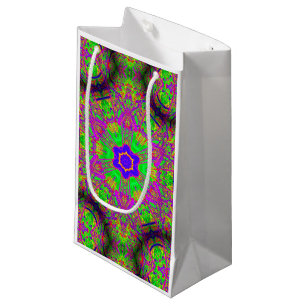 six-point blue star small gift bag