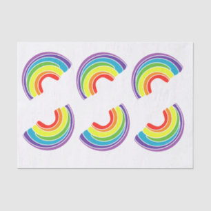 Six Rainbows Tissue Paper