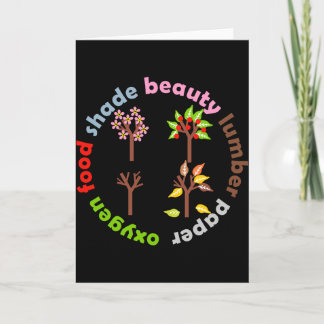 Six Reasons To Plant A Tree T Shirt  Card