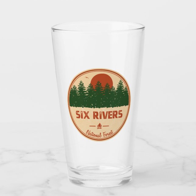 Six Rivers National Forest Glass (Front)