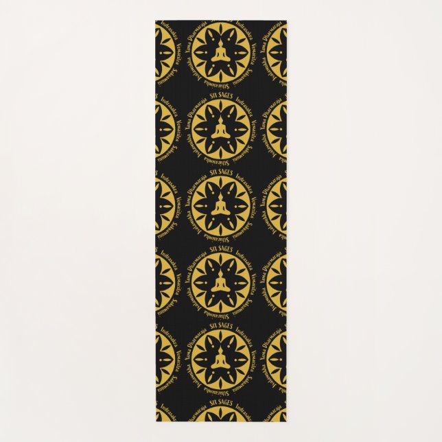 Six Sages Samara Buddhist Religion  Yoga Mat (Front)