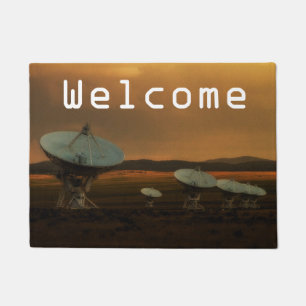 Six satellites all in a row, Very Large Array Doormat