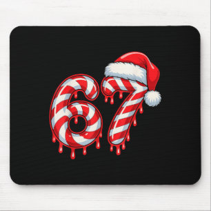 Six Seven 67 6 7 Kids 67 Boys Youth 6-7 Meme Candy Mouse Mat