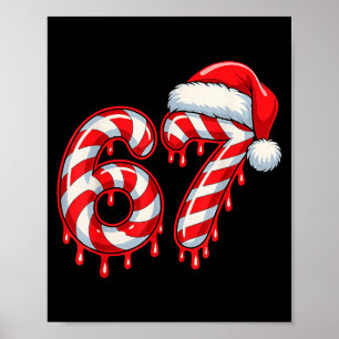 Six Seven 67 6 7 Kids 67 Boys Youth 6-7 Meme Candy Poster