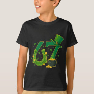 Six Seven 67 6 7 St Patricks Day Funny Saint Paddy T-Shirt