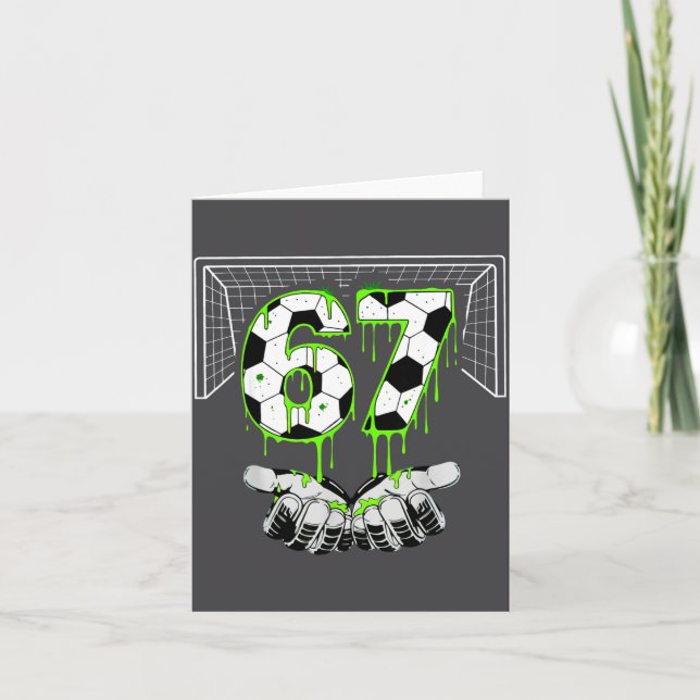 Six Seven 67 Alpha Soccer Drip Gen Card (Front)