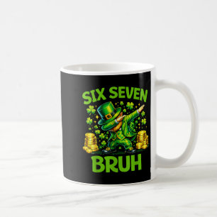 Six seven 67 bruh 6 7 meme funny st patricks day coffee mug