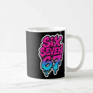 Six Seven 67 Bysebyll Ice Cream Drip Mason Meme Ki Coffee Mug