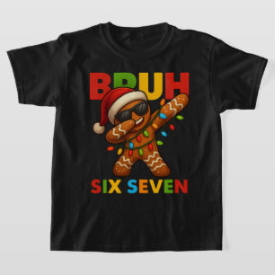SIX SEVEN 67 Christmas Bruh Funny Dabbing Ginger T-Shirt