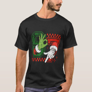 Six Seven 67 Funny Christmas Meme Humor Trendy Cou T-Shirt