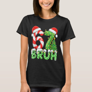 Six Seven 67 Funny Santa Bruh Christmas Meme  T-Shirt