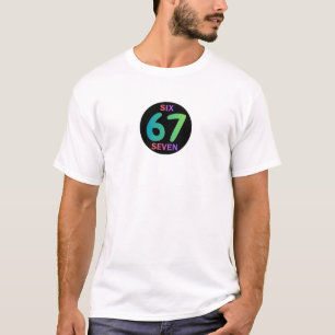 Six Seven 67 Logo Viral Meme t shirt