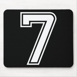 Six Seven 67 Matching Number 7 Halloween Birthday Mouse Mat