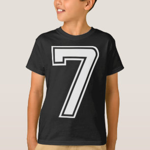 Six Seven 67 Matching Number 7 Halloween Birthday T-Shirt