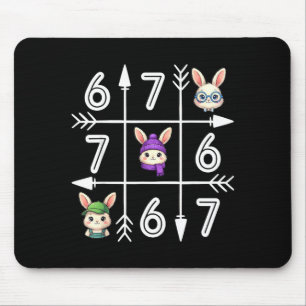 Six Seven 67 Meme 6 7 Eggs Happy Easter Day Boys K Mouse Mat
