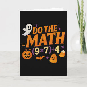 Six Seven 67 Meme Do The Math Halloween Alpha Gen  Card