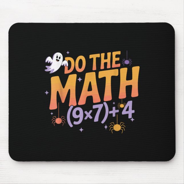 Six Seven 67 Meme Do The Math Halloween Alpha Gen  Mouse Mat (Front)