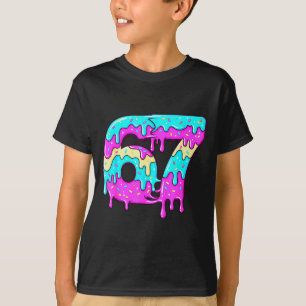 Six Seven 67 Meme Drippy Number 67 Ice Cream  T-Shirt