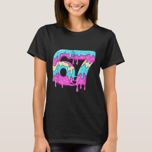 Six Seven 67 Meme Drippy Number 67 Ice Cream T-Shirt